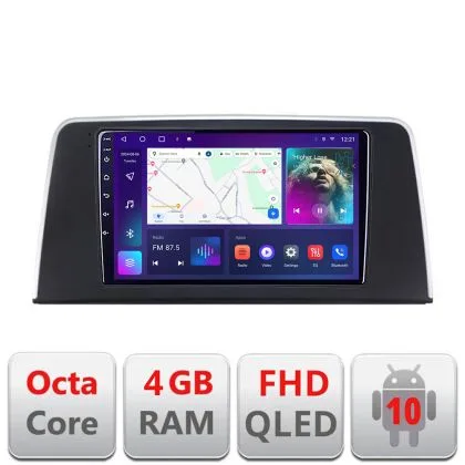 Navigatie BMW Seria 3 F30 2012-2016 Android Ecran QLED octa core 4+32 carplay android auto KIT-f30-nbt+EDT-E309V3 | Ambient Garage