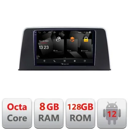 Navigatie BMW Seria 3 F30 2012-2016 Android Octa Core Qualcomm 2K Qled 8+128 DTS DSP 360 4G Optical | Ambient Garage