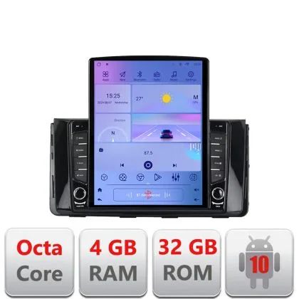 Navigatie Hyundai H350 2016- Tip Tesla Android radio gps internet 8core 4G 4+32 kit-H350+EDT-E709 | Ambient Garage