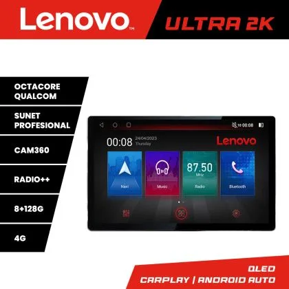 Navigatie Hyundai I30 2011-2016 ecran 13" 2K 8+128 Android Waze USB Navigatie 4G 360 Toslink Youtube Radio KIT- | Ambient Garage