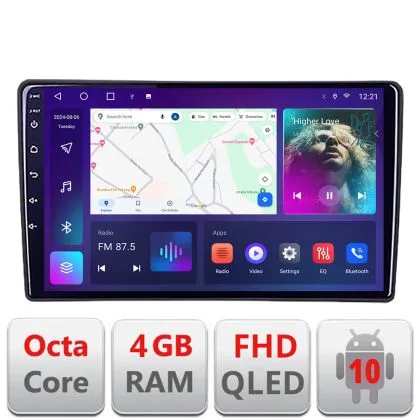 Navigatie Hyundai I40  Android Ecran QLED octa core 4+64 carplay android auto kit-i40+EDT-E309V3 | Ambient Garage