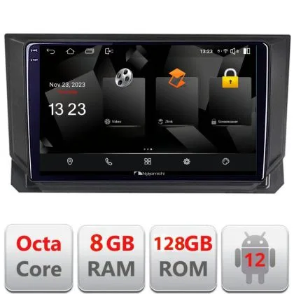 Navigatie Seat Ibiza 2017- 5960Pro-IBZ Android Octa Core Qualcomm 2K Qled 8+128 DTS DSP 360 4G Optical | Ambient Garage
