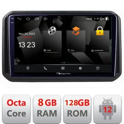 Navigatie Suzuki Ignis 2016- 5960Pro-IGNIS16 Android Octa Core Qualcomm 2K Qled 8+128 DTS DSP 360 4G Optical | Ambient Garage
