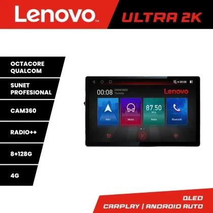 Navigatie Honda Insight 2009-2014 N-insight ecran 13" 2K 8+128 Android Waze USB Navigatie 4G 360 Toslink Youtub | Ambient Garage