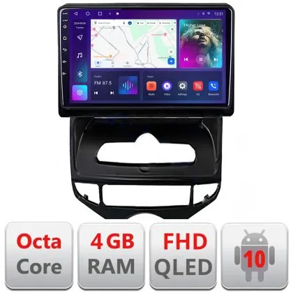 Navigatie Hyundai IX20 2010-2019 Android radio gps internet 4+64 carplay android auto kit-ix20-automatic+EDT-E309v3 | Ambient Garage