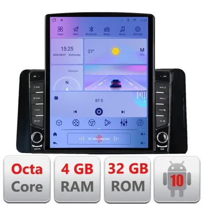 Navigatie Skoda Kamiq 2019- Android radio gps internet Octa Core 4+64 LTE Kit-kamiq+EDT-E710 | Ambient Garage