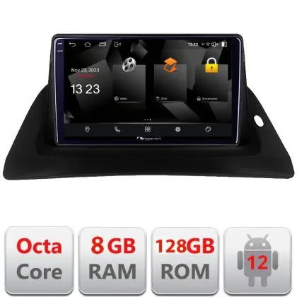 Navigatie Renault Kangoo  Android Octa Core Qualcomm 2K Qled 8+128 DTS DSP 360 4G Optical | Ambient Garage