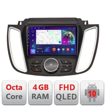 Navigatie Ford Kuga 2015-2020 SYNC2 si SYNC3 Android Ecran QLED octa core 4+64 carplay android auto KIT-kuga+EDT-E309V3 | Ambient Garage
