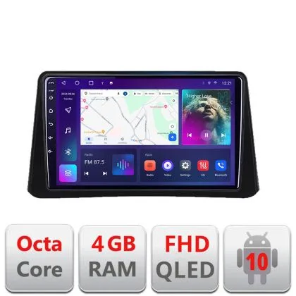 Navigatie Opel Mokka 2012-2016 B-MOKKA1 Android Ecran QLED octa core 4+64 carplay android auto KIT-MOKKA1+EDT-E309V3 | Ambient Garage