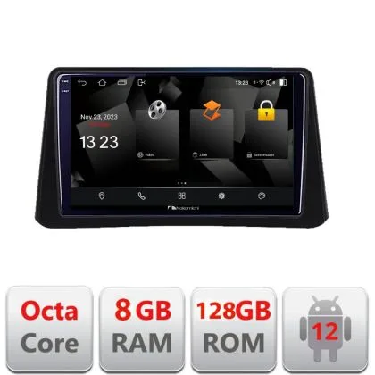Navigatie Opel Mokka 2012-2016 5960Pro-MOKKA1 Android Octa Core Qualcomm 2K Qled 8+128 DTS DSP 360 4G Optical | Ambient Garage