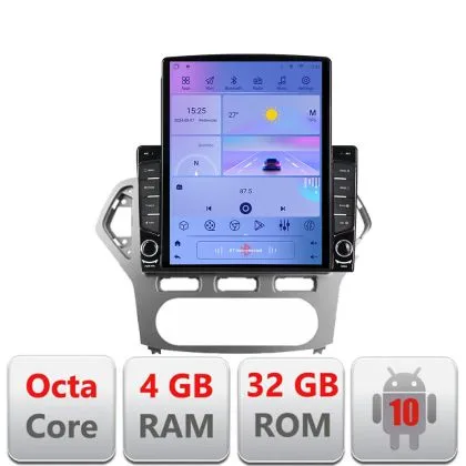 Navigatie Ford Mondeo 2006-2010 H-mondeo-ac ecran tip TESLA 9.7" cu Android Radio Bluetooth Internet GPS WIFI 4+32GB D | Ambient Garage