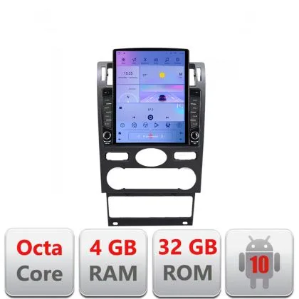 Navigatie Ford Mondeo intre anii 2004-2007 Android radio gps internet Octa Core 4+64 LTE Kit-mondeo2004+EDT-E70 | Ambient Garage