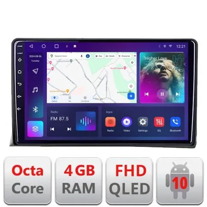 Navigatie vw multivan 2003-2015 B-MULTIVAN Android Ecran QLED octa core 4+64 carplay android auto KIT-multivan+EDT-E309V3 | Ambient Garage