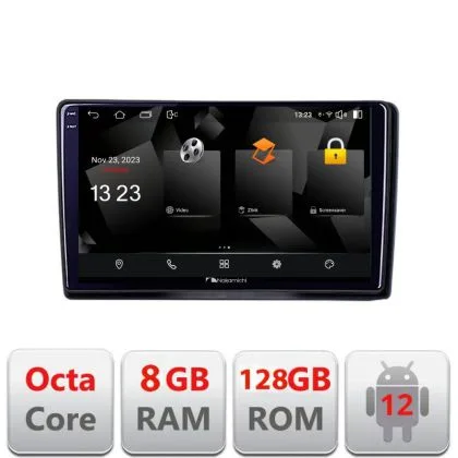Navigatie Nissan Navara 2006-2014 5960Pro-NAVARA Android Octa Core Qualcomm 2K Qled 8+128 DTS DSP 360 4G Optical | Ambient Garage