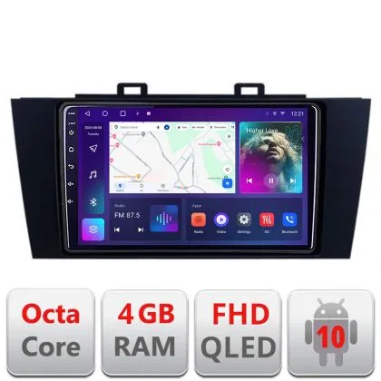 Navigatie Subaru Outback 2014-2019 sau Subaru XV 2017-2018 B-OUTBACK5 Android Ecran QLED octa core 4+64 carplay android auto KIT-OUTBACK5+EDT-E309V3 | Ambi
