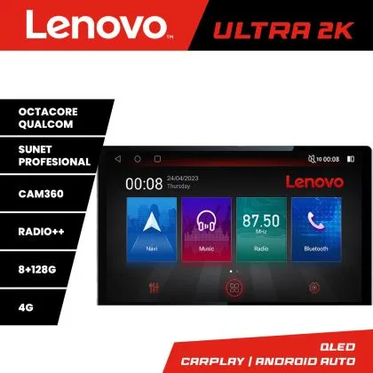 Navigatie Skoda Rapid Seat Toledo 2013+ ecran 13" 2K 8+128 Android Waze USB Navigatie 4G 360 Toslink Youtube Radio KIT-rapid+EDT-E513-PRO | Ambient Garage