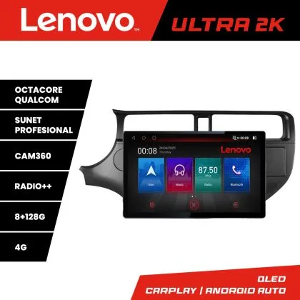 Navigatie Kia Rio 2011-2014 N-rio-11 ecran 13" 2K 8+128 Android Waze USB Navigatie 4G 360 Toslink Youtube Radio | Ambient Garage