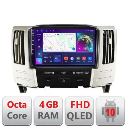 Navigatie Lexus RX300 2003-2008 Android Ecran QLED octa core 4+64 carplay android auto KIT-RX300+EDT-E309V3 | Ambient Garage