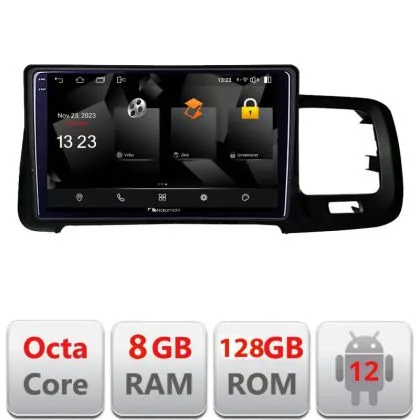 Navigatie Volvo S60 2014-2018 sistem Sensus Connect 5960Pro-s60-14 Android Octa Core Qualcomm 2K Qled 8+128 DTS DSP 360 4G Optical | Ambient Garage