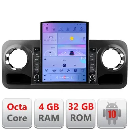 Navigatie Mercedes Sprinter 2018- Android radio gps internet Octa Core 4+64GB 9.7" tip Tesla LTE Kit-sprinter+ | Ambient Garage