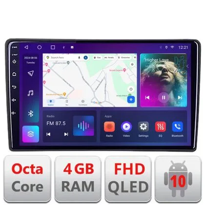 Navigatie Fiat Tipo 2015-2021 B-TIPO Android Ecran QLED octa core 4+64 carplay android auto KIT-TIPO+EDT-E309V3 | Ambient Garage