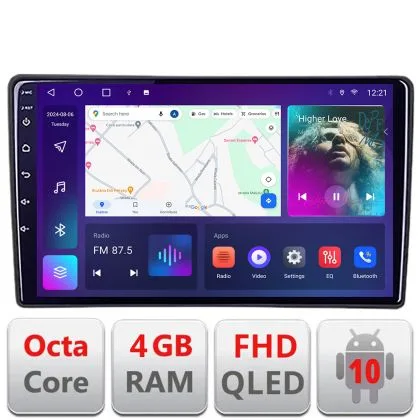 Navigatie Toyota Android radio gps internet 4+64 carplay android auto Kit-toyota-universal+EDT-E309v3 universal | Ambient Garage