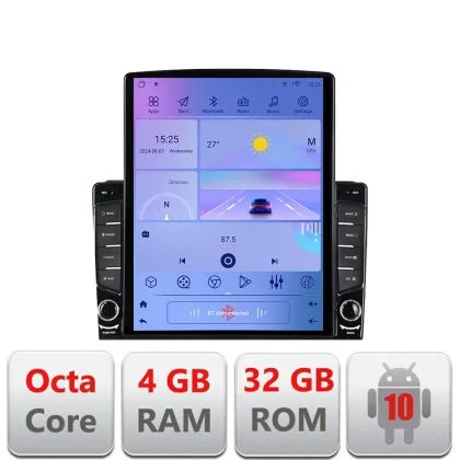 Navigatie Toyota Android radio gps internet Octa Core 4+64 LTE Kit-toyota-universal+EDT-E709 universal | Ambient Garage