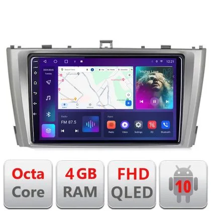 Navigatie Toyota Avensis 2009-2015 B-TY12 Android Ecran QLED octa core 4+64 carplay android auto KIT-TY12+EDT-E309V3 | Ambient Garage