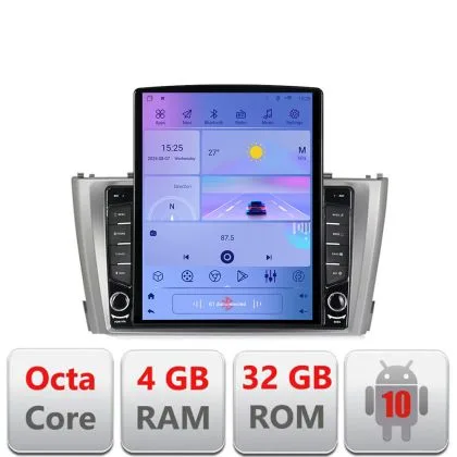 Navigatie Toyota Avensis 2009-2015 G-TY12 ecran tip TESLA 9.7" cu Android Radio Bluetooth Internet GPS WIFI 4+32GB DSP | Ambient Garage