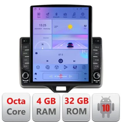 Navigatie Toyota Yaris 2020- Android radio gps internet Octa Core 4+64 LTE kit-yaris2020+EDT-E710 | Ambient Garage