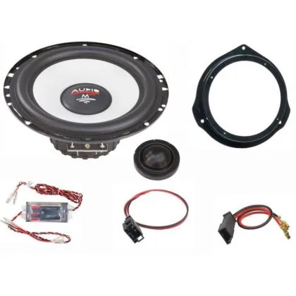 KIT Sistem component Dedicat Mercedes Clasa C W204 m-fit 6.5" 165mm 90W Audio System German Sound | Ambient Garage